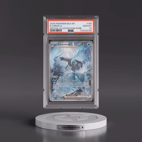 2025 Pokémon Blk EN-Black Bolt #165 Kyurem EX - Holo Special Illustration Rare (PSA 10 GEM MINT)
