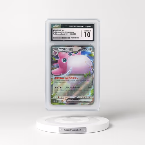 2023 Pokémon Card 151 #040/165 Wigglytuff ex (CGC 10 GEM MINT)