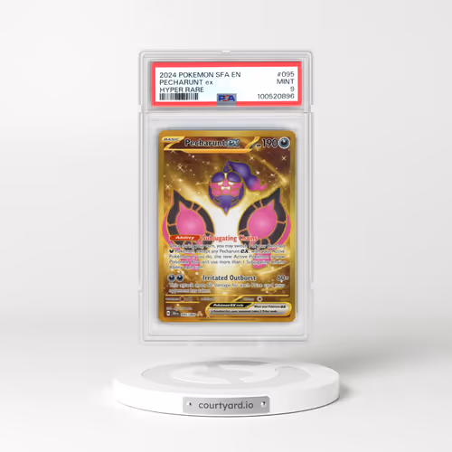 2024 Pokémon Sfa EN-Shrouded Fable #095 Pecharunt EX - Holo Hyper Rare (PSA 9 MINT)