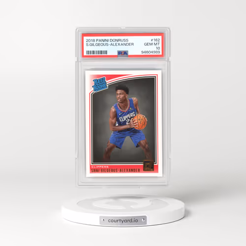 2018 Panini Donruss #162 Shai Gilgeous-Alexander (PSA 10 GEM MINT)