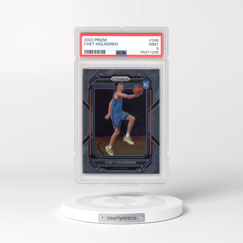 2022 Panini Prizm #266 Chet Holmgren (PSA 9 MINT)