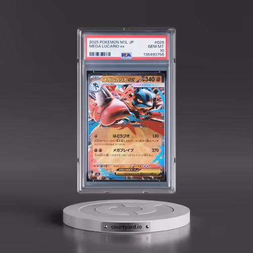 2025 Pokémon M1l-Mega Brave #029 Mega Lucario EX - Holo (PSA 10 GEM MINT)