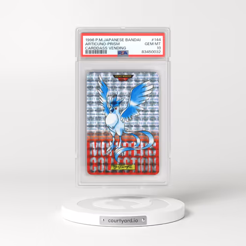 1996 Pokémon Bandai Carddass Vending #144 Articuno-Prism (PSA 10 GEM MINT)