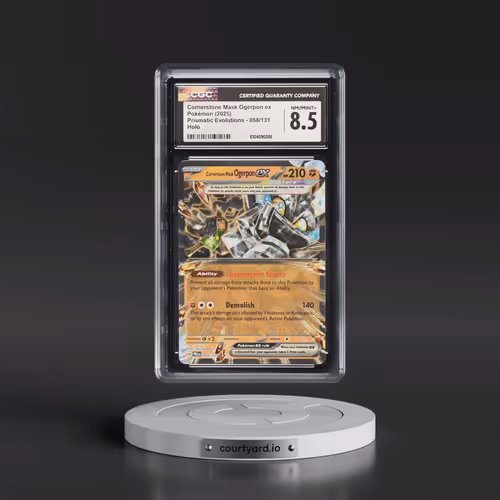 2024 Prismatic Evolutions - PRE EN #058/131 Cornerstone Mask Ogerpon ex - Holo (CGC 8.5 NM-MT+)