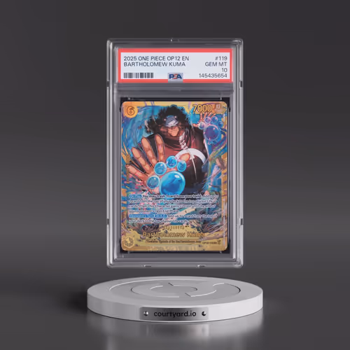 2025 One Piece OP12-Legacy of the Master #119 Bartholomew Kuma (PSA 10 GEM MINT)