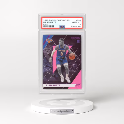 2019 Panini Chronicles #290 RJ Barrett - Pink (PSA 10 GEM MINT)