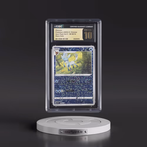 2025 Gem Pack Volume 2 - CBB2C - Simplified #08 06/14 Glaceon - Stars Holo (CGC 10 PRISTINE)