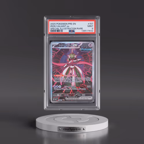2025 Pokémon Pre EN-Prismatic Evolutions #157 Iron Valiant EX - Holo Special Illustration Rare (PSA