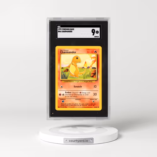 1999 Pokémon Base #46 Charmander (SGC 9 MINT)