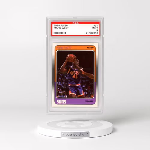 1988 Fleer #91 Mark West (PSA 9 MINT)