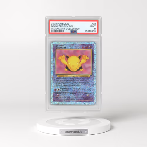2002 Pokémon Legendary Collection #73 Drowzee - Reverse Foil (PSA 9 MINT)