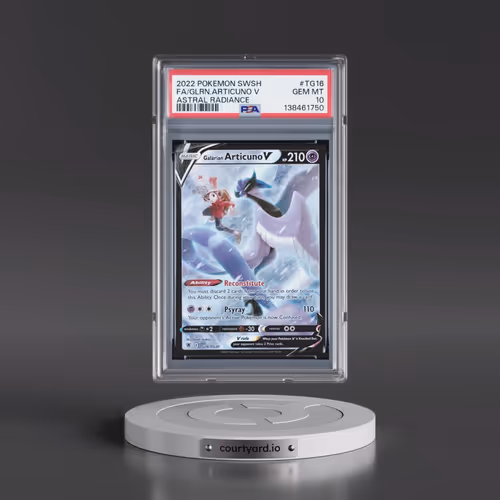 2022 Pokémon Sword & Shield Astral Radiance #TG16 Galarian Articuno V - Holo Full Art (PSA 10 GEM MI