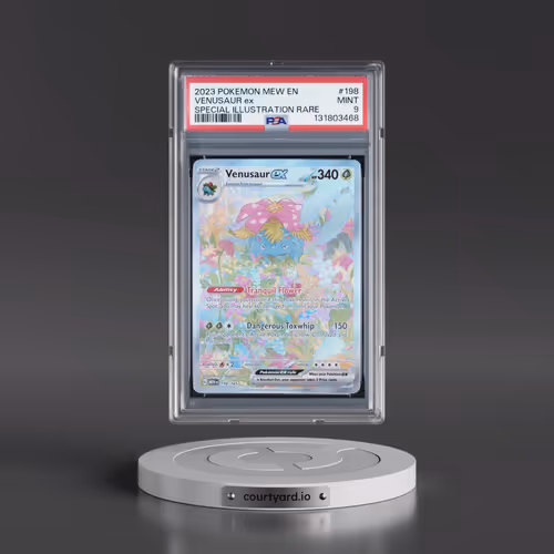 2023 Pokémon Mew EN-151 #198 Venusaur EX - Holo Special Illustration Rare (PSA 9 MINT)