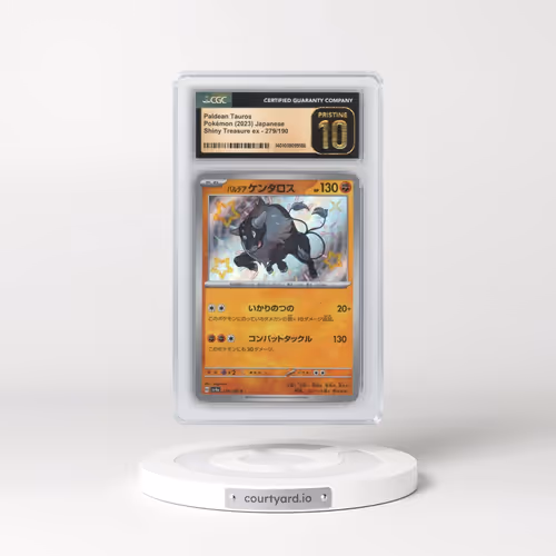 2023 Shiny Treasure ex #279/190 Paldean Tauros - Shiny Rare Holo (CGC 10 PRISTINE)