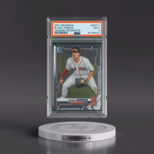 2021 Bowman Chrome Prospects #BCP71 Blaze Jordan (PSA 9 MINT)