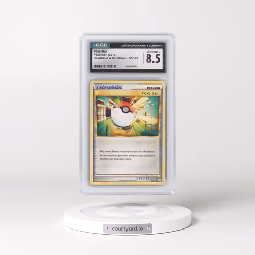 2010 HeartGold & SoulSilver #95/123 Poké Ball (CGC 8.5 NM-MT+)