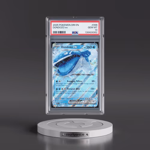 2025 Pokémon Dri EN-Destined Rivals #066 Dondozo EX - Holo (PSA 10 GEM MINT)