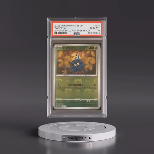 2023 Pokémon Sv2a-Pokémon 151 #114 Tangela - Reverse Holo Master Ball (PSA 10 GEM MINT)