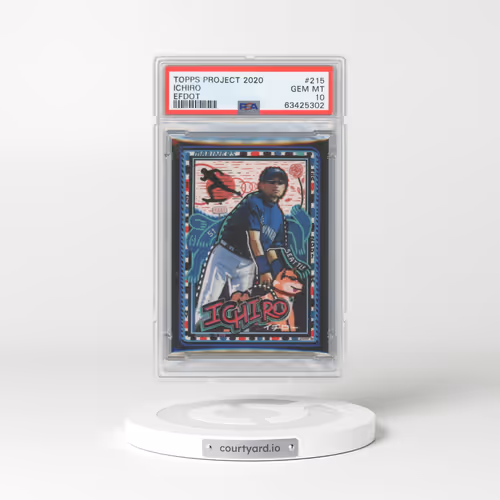 2020 Topps Project 2020 #215 Efdot/Ichiro (PSA 10 GEM MINT)