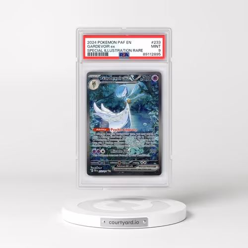 2024 Pokémon Paf EN-Paldean Fates #233 Gardevoir EX - Holo Special Illustration Rare (PSA 9 MINT)
