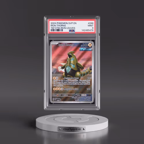 2024 Pokémon Svp EN-SV Black Star Promo #098 Iron Thorns - Temporal Forces Elite Trainer Box-Iron Le