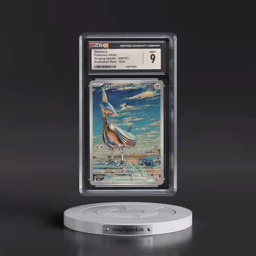 2024 Pokémon Ssp EN-Surging Sparks #209 Skarmory - Illustration Rare (CGC 9 MINT)