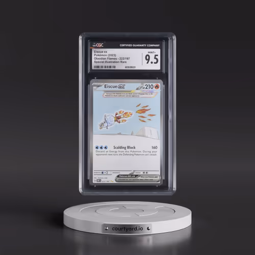 2023 Obsidian Flames - OBF EN #222/197 Eiscue ex - Special Illustration Rare (Holo) (CGC 9.5 MINT+)