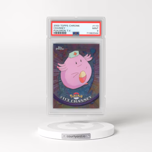 2000 Topps Chrome Pokémon T.V. #113 Chansey (PSA 9 MINT)