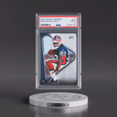 2007 Upper Deck Rookie Premiere #18 Marshawn Lynch (PSA 9 MINT)