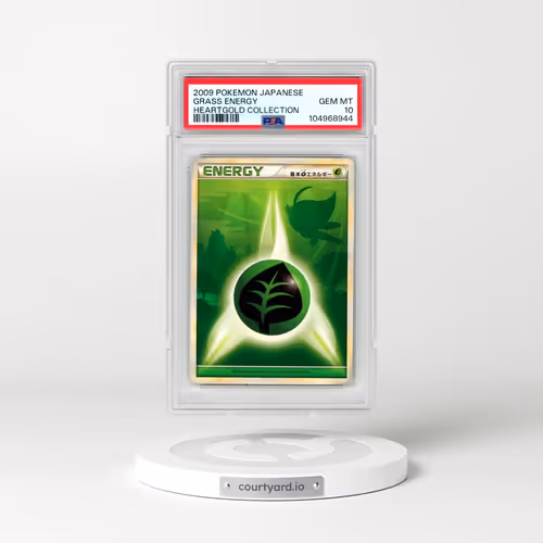 2009 Pokémon Heartgold Collection Grass Energy (PSA 10 GEM MINT)