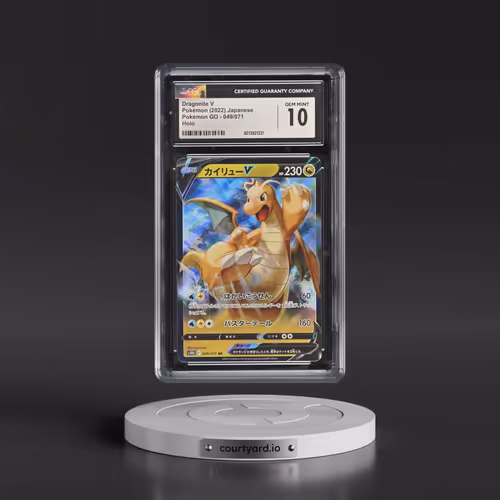 2022 Pokémon GO #049/071 Dragonite V - Holo (CGC 10 GEM MINT)