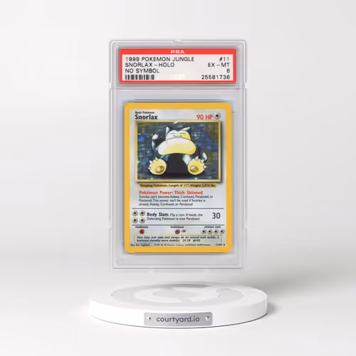 1999 Pokémon Jungle #11 Snorlax - Holo No Symbol (PSA 6 EX-MT)