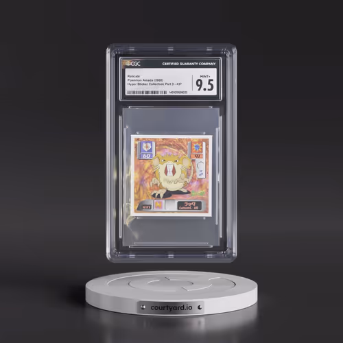 2000 Hyper Sticker Collection Part 3 (2000) #437 Raticate (CGC 9.5 MINT+)