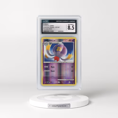 2009 Supreme Victors #57/147 Drifblim - Reverse Holo (CGC 8.5 NM-MT+)