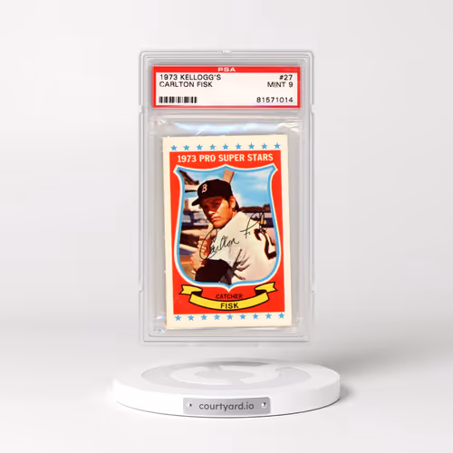 1973 Kellogg's #27 Carlton Fisk (PSA 9 MINT)