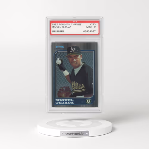 1997 Bowman Chrome #273 Miguel Tejada (PSA 9 MINT)