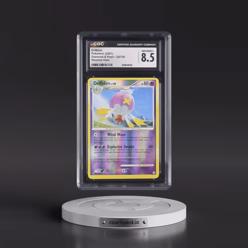 2007 Diamond & Pearl #24/130 Drifblim - Reverse Holo (CGC 8.5 NM-MT+)