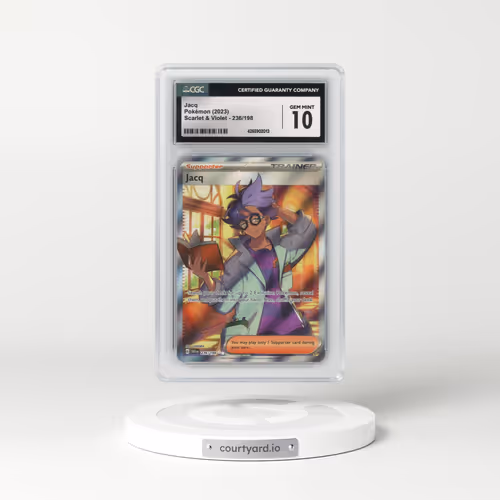 2023 Scarlet & Violet #236/198 Jacq - Ultra Rare Holo (CGC 10 GEM MINT)