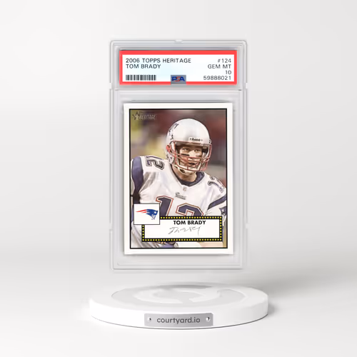 2006 Topps Heritage #124 Tom Brady (PSA 10 GEM MINT)