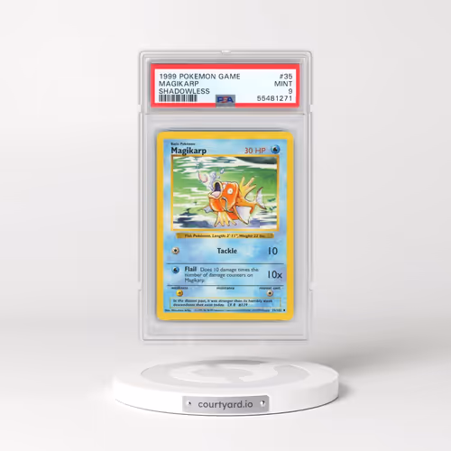 1999 Pokémon Game #35 Magikarp - Shadowless (PSA 9 MINT)
