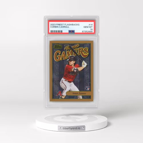 2023 Topps Finest Flashbacks #14 Corbin Carroll (PSA 10 GEM MINT)