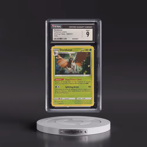 2021 Shining Fates #008/072 Decidueye - Holo (CGC 9 MINT)