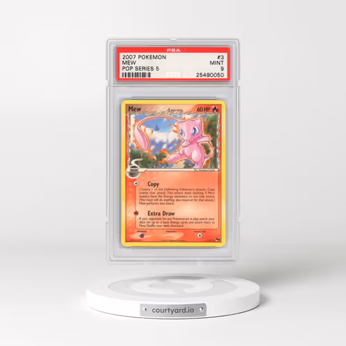 2007 Pokémon Pop Series 5 #3 Mew (PSA 9 MINT)