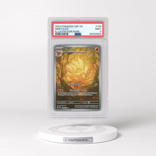 2023 Pokémon Obf EN-Obsidian Flames #199 Ninetales - Illustration Rare (PSA 9 MINT)