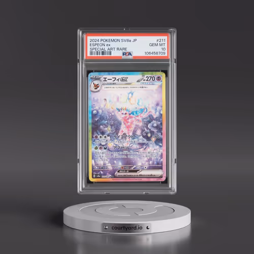 2024 Pokémon Sv8a-Terastal Fest EX #211 Espeon EX - Holo Special Art Rare (PSA 10 GEM MINT)