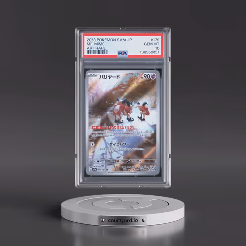 2023 Pokémon Sv2a-Pokémon 151 #179 Mr. Mime - Art Rare (PSA 10 GEM MINT)