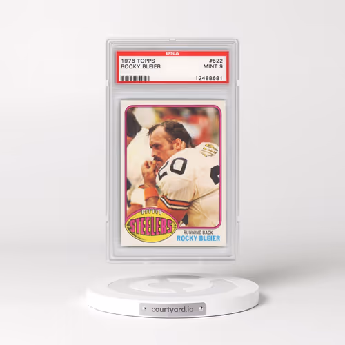 1976 Topps #522 Rocky Bleier (PSA 9 MINT)