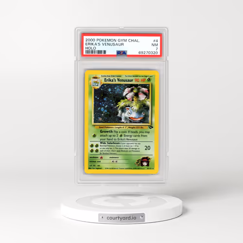 2000 Pokémon Gym Challenge #4 Erika's Venusaur - Holo (PSA 7 NM)