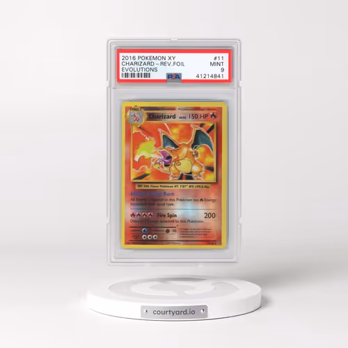 2016 Pokémon XY Evolutions #11 Charizard - Reverse Foil (PSA 9 MINT)