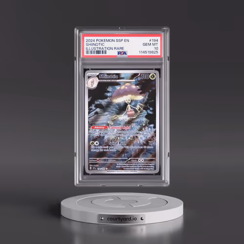 2024 Pokémon Ssp EN-Surging Sparks #194 Shiinotic - Illustration Rare (PSA 10 GEM MINT)